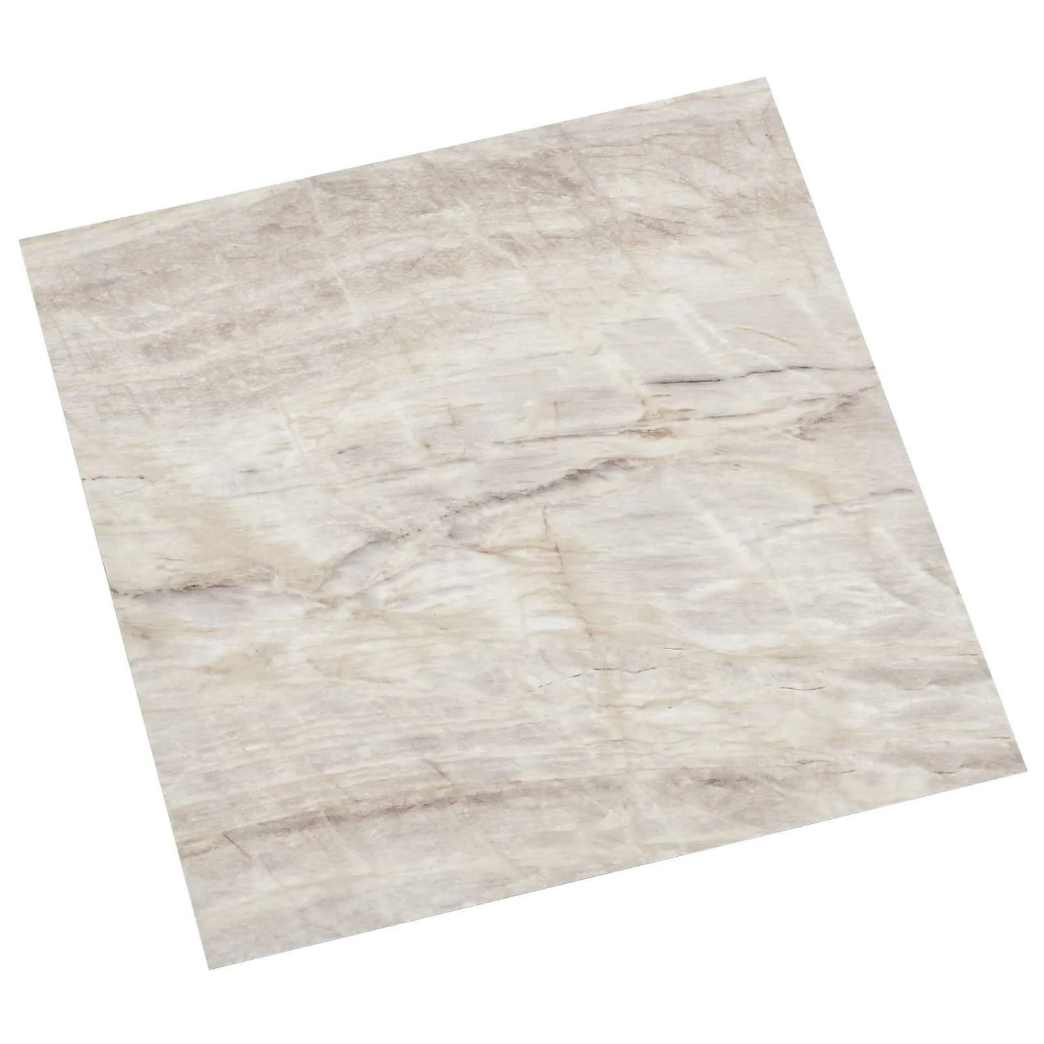 vidaXL Bodenplanken 55 Stk Beige 5,11 m² PVC 42046348