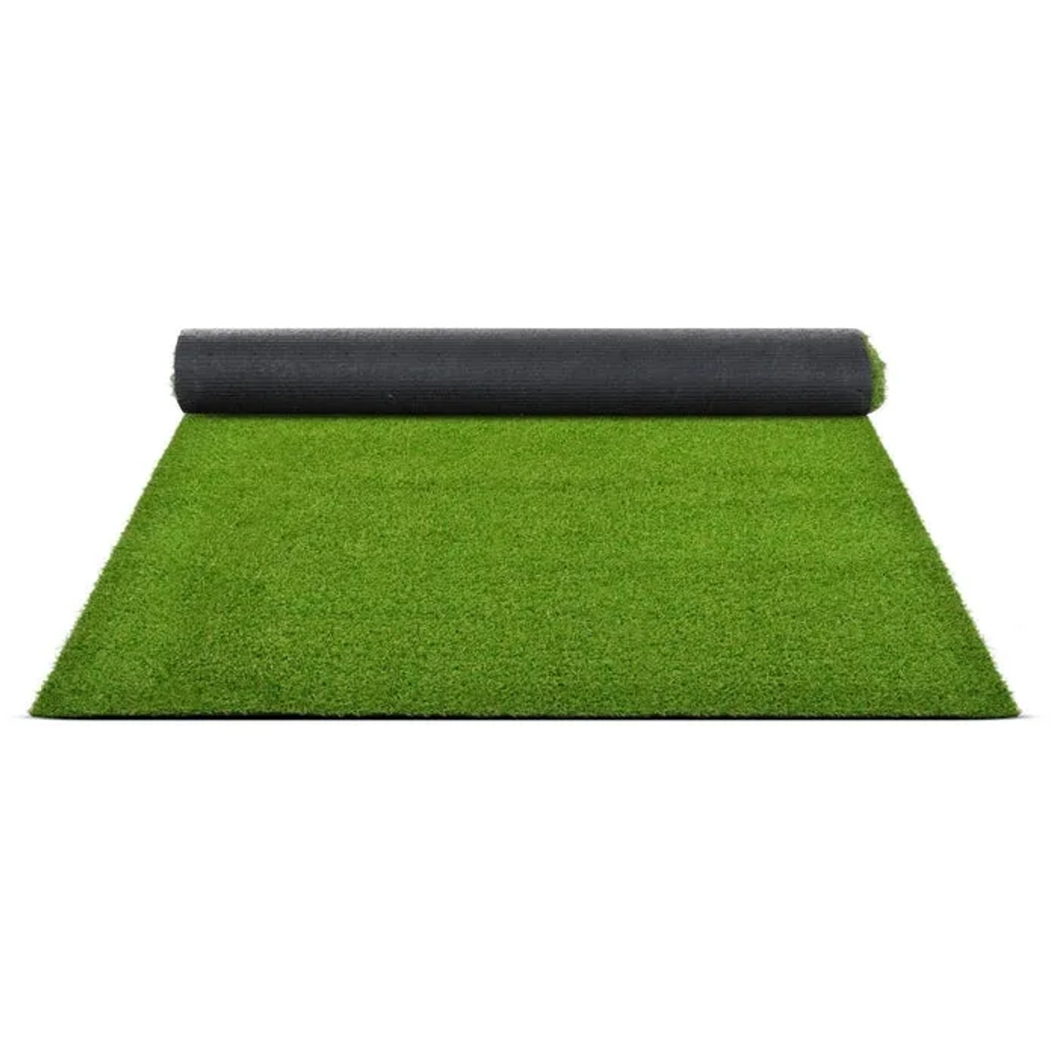 Aufgerollter, grüner Karat Kunstrasen Terraza, 18 mm hoch, UV-beständig, 200x700 cm.