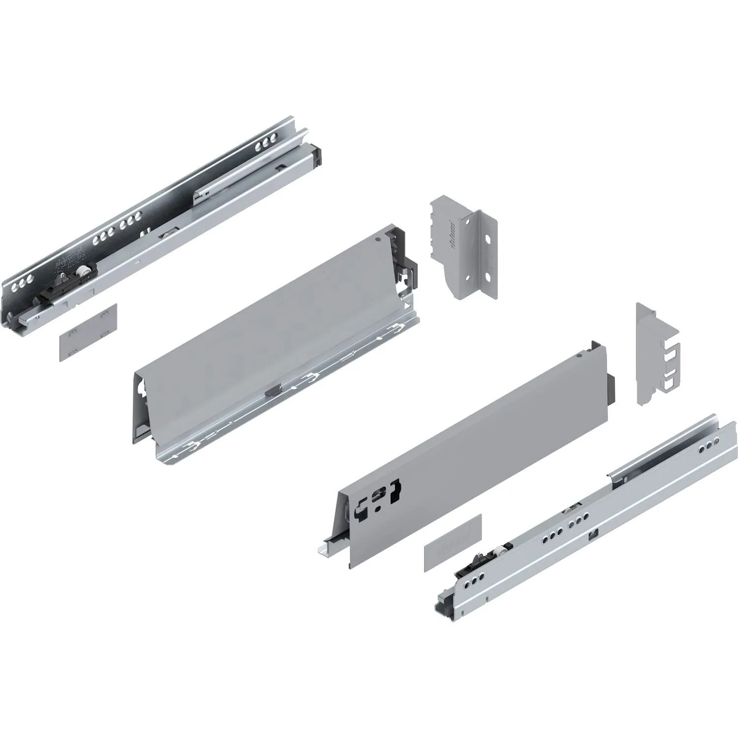 Blum Tandembox antaro M Vollauszug Blumotion 350 mm 30 kg Grau