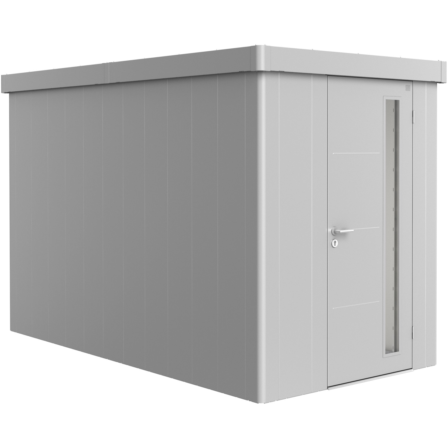 Biohort Gerätehaus Neo 4A Standardtüre Silber-Metallic günstig online kaufen