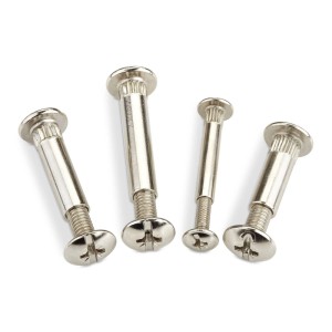 SOTECH Möbel Verbindungsschrauben CONNECT M6, Ø8 mm, verzinkter Stahl. Set aus Hülse und Schraube für Möbelbau.
