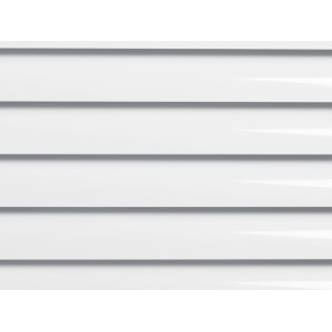 Weiße Aluminium Jalousie Burgos, 70x160 cm, für Fenster, Licht- und Sichtschutz.