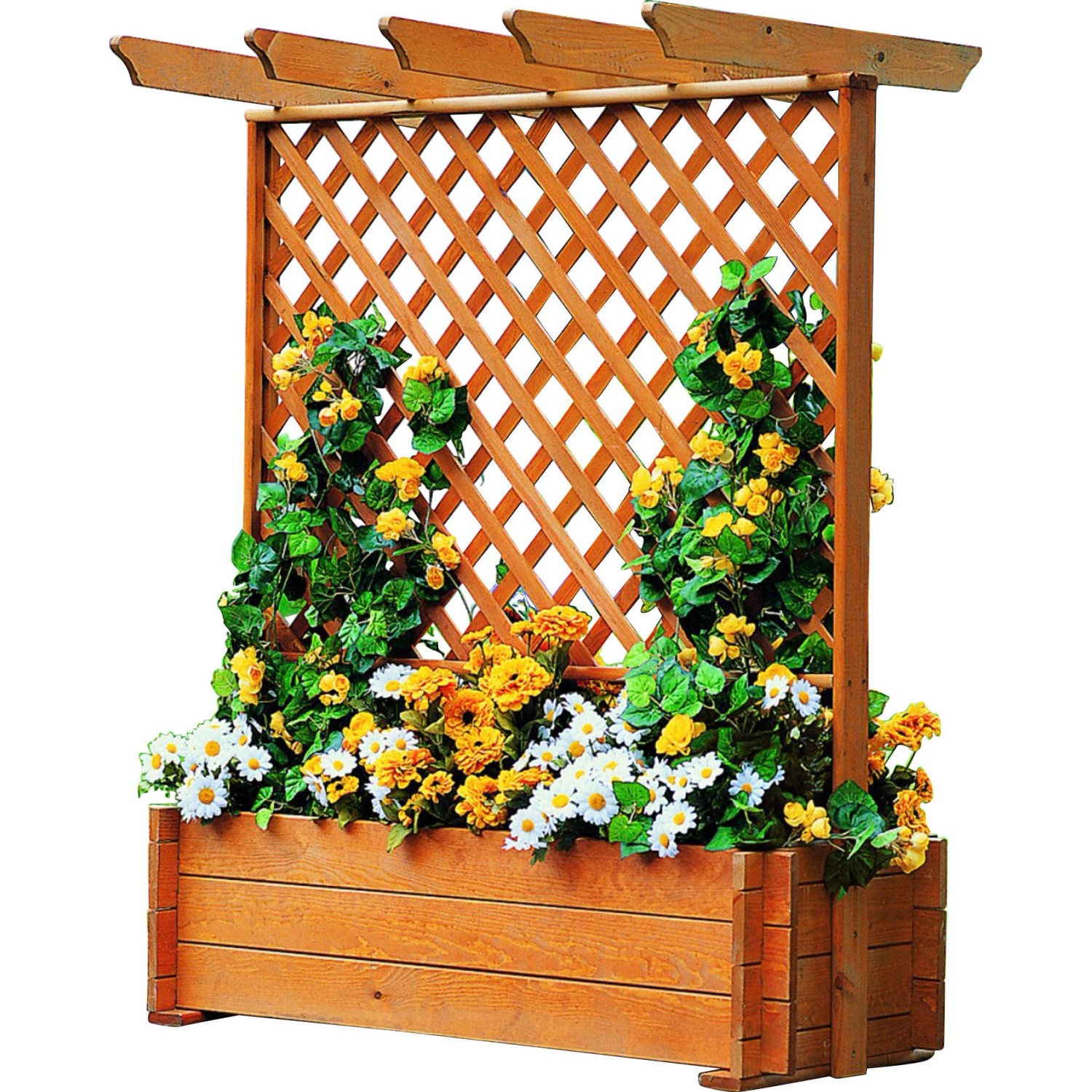 Promadino Rankkasten mit Pergola klein (LxBxH) 112 cm x 65 cm x 139 cm