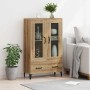 vidaXL Highboard Artisan-Eiche 70 x 31 x 115 cm Verbundholz und Eisen 880861_4