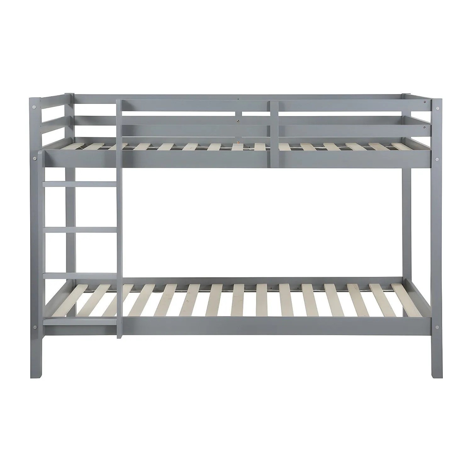 Vente-unique Etagenbett Anicet Grau 198 cm