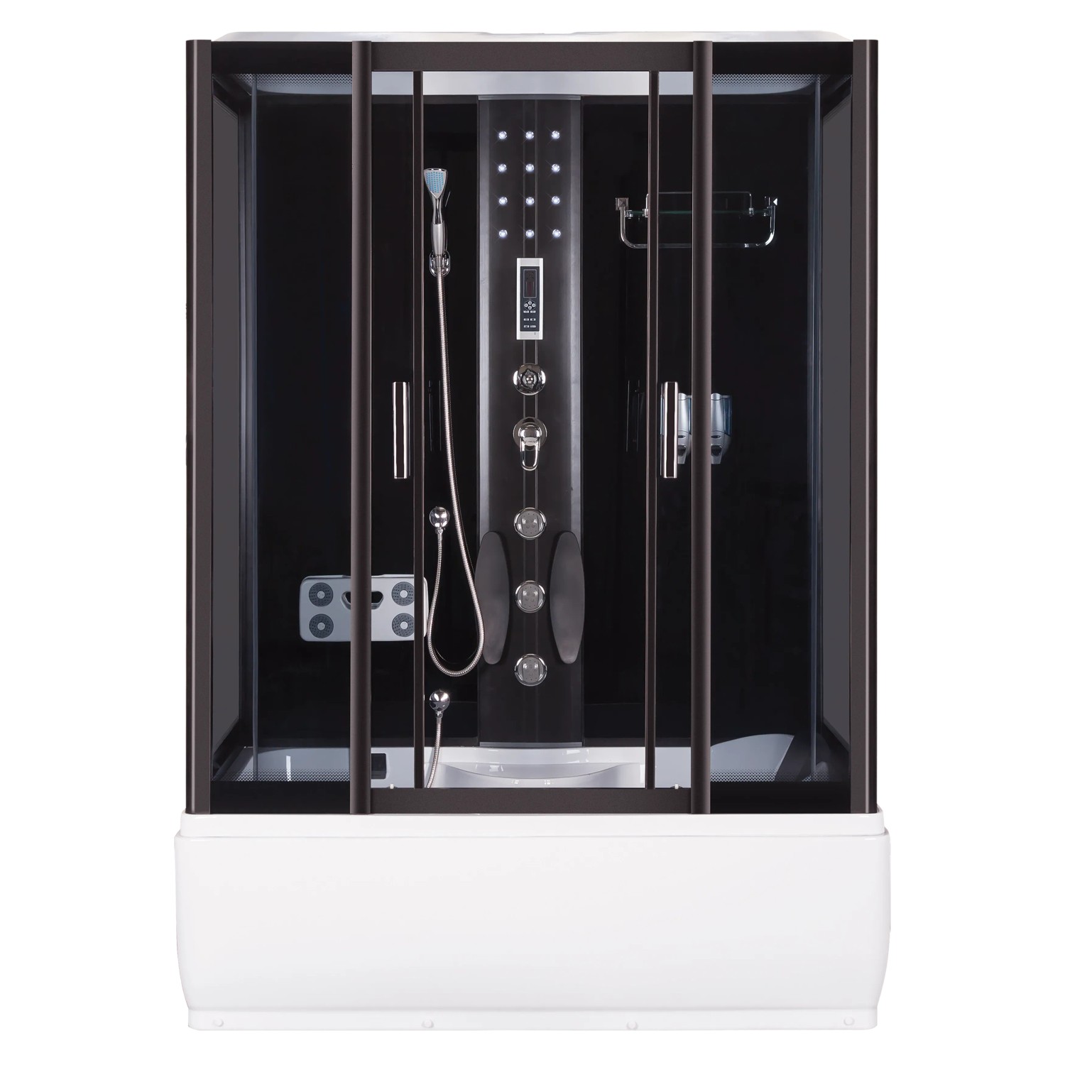 Kerra Hydromassagekabine XL 151x86 cm mit Duschwanne
