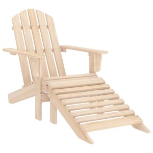 vidaXL Adirondack-Gartenstuhl mit Fußteil Massivholz Tanne 315862
