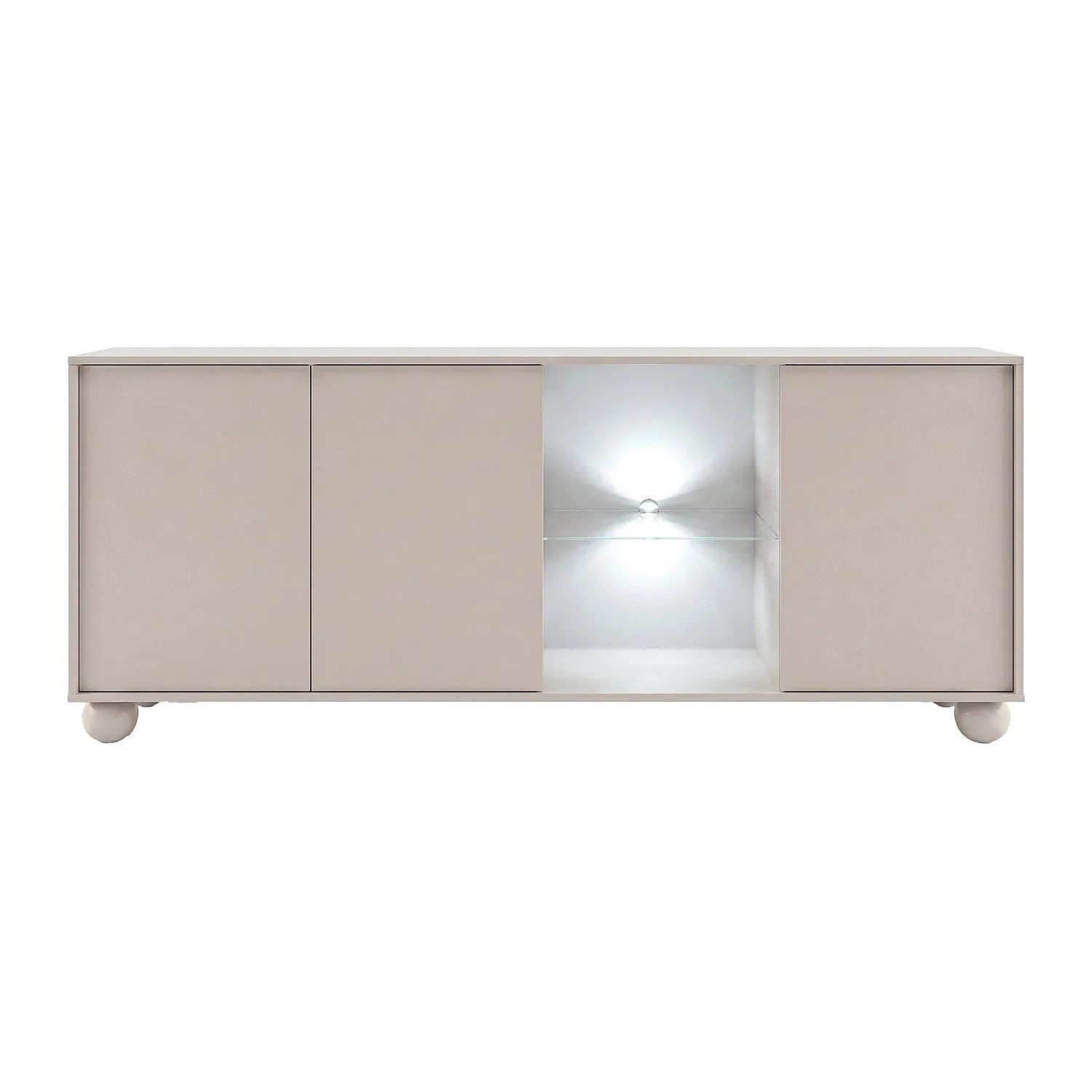 Vente-unique Sideboard Myvaro Beige 200 cm
