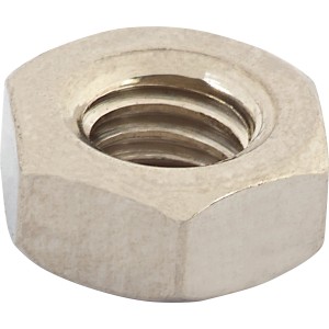 Mutter Flach M5 Außensechskant 8 mm Edelstahl A2 8 Stück