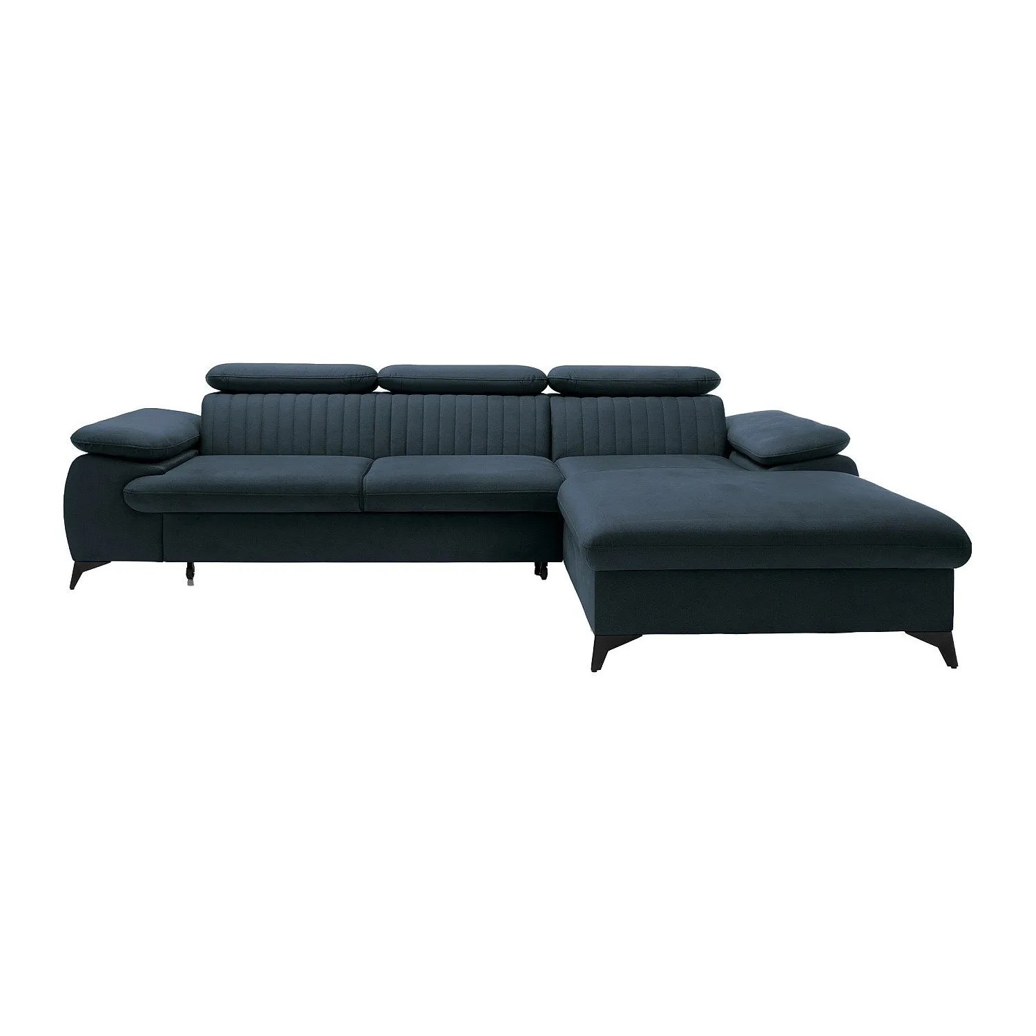 Vente-unique Schlafsofa Samara Hellblau 280 cm
