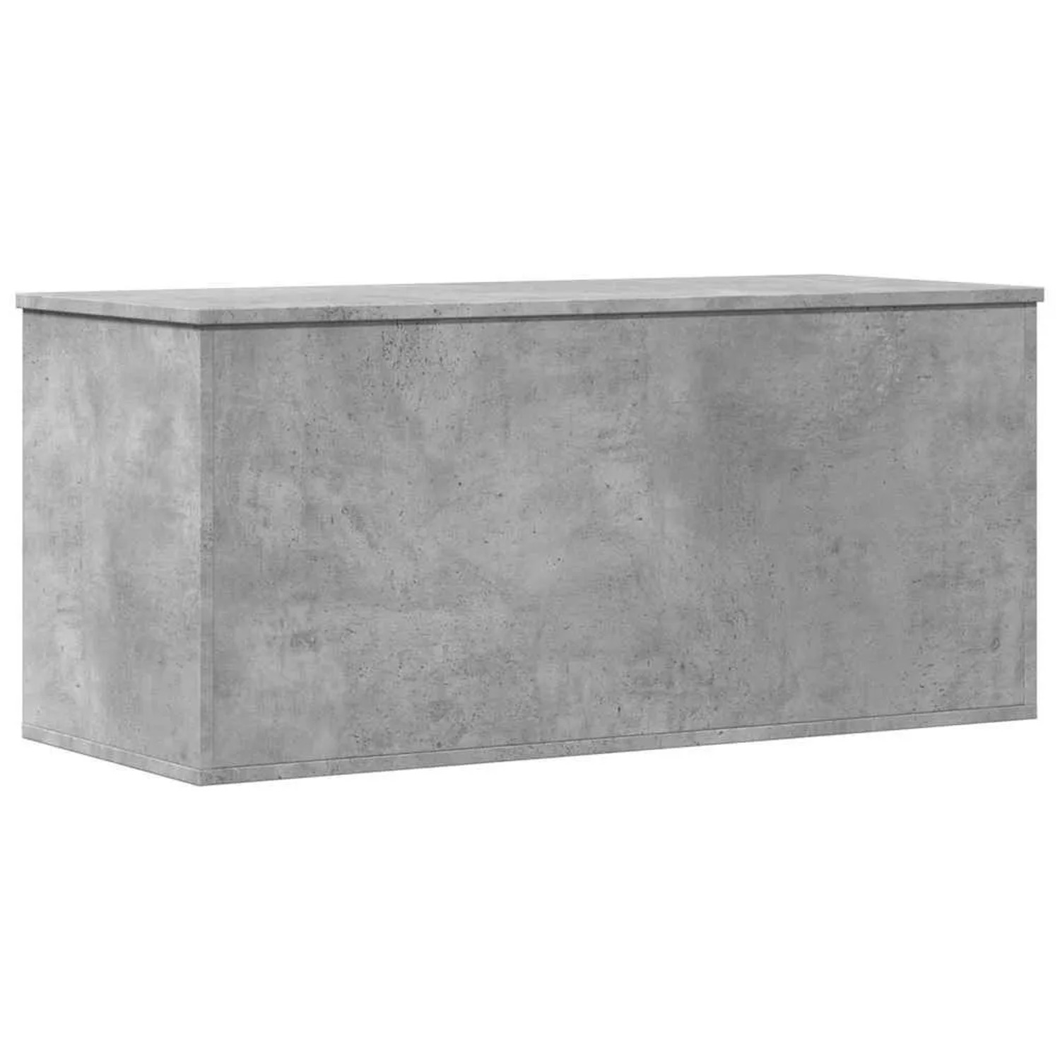 vidaXL Truhe Betongrau 100x42x46 cm Holzwerkstoff 840663