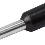 Isolierte Aderendhülse, Ø 1,5 mm, 100 Stück, für sichere Kabelverbindungen.