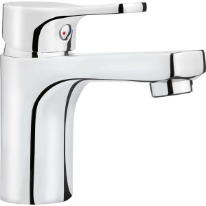 Einhebel-Waschtischarmatur Rovigo in Chrom für das Badezimmer.