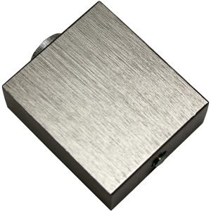 Gardinia Deckenträger Luxor, Stahl gebürstet, zur Deckenbefestigung von Gardinenschienen.