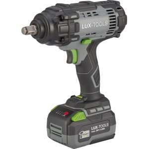 LUX Akku-Schlagschrauber A-SSR-20 Solo, 1PowerSystem, grau/schwarz. Akkuschrauber für hohe Drehmomente.