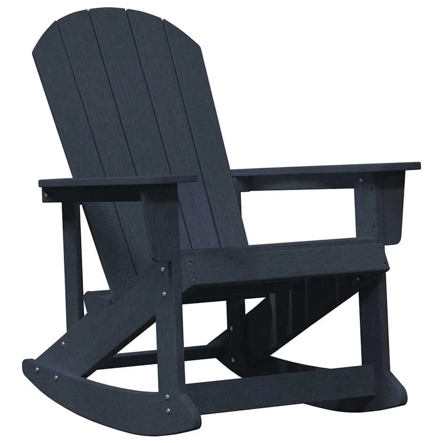 vidaXL Adirondack-Schaukelstuhl Marineblau 92 x 73,5 x 92 cm HDPE 42006626 günstig online kaufen