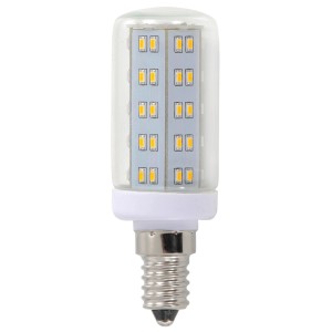 Just Light. E14 LED-Leuchtmittel, 4W, 420lm, 8,9x2,9cm. Warmweißes Licht für Wohnräume.