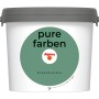Eimer Alpina Pure Farben Rosmaringrün, matte Wandfarbe für Innenräume.