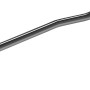 Gekröpftes Druckspülrohr, 28 mm x 700 mm, verchromtes Messing für WC-Spülung.