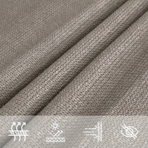 vidaXL Sonnensegel 160 g/m² Rechteckig Hellgrau 3,5x4,5 m HDPE 4001988