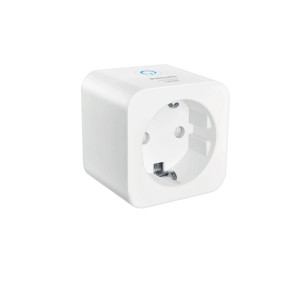Weißer Philips Smart Plug Type-F für Matter. Macht Geräte smart, steuerbar per App/Sprache.