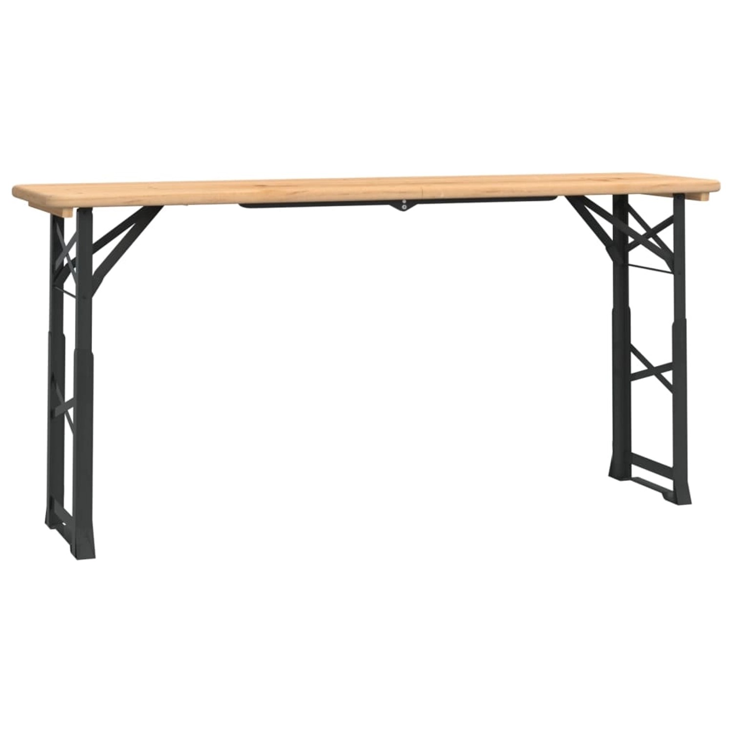 vidaXL Biertisch Klappbar 170x50x75/105 cm Massivholz Tanne 363114 günstig online kaufen