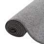 Grauer Snapstyle Hochflor Teppichläufer Mona, 80x400cm, gerollt.