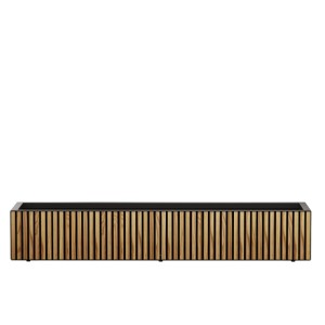 Herstera Garden Pflanzkübel Deco Planter Xic Wood L, 150 cm breit, mit Holzverkleidung.