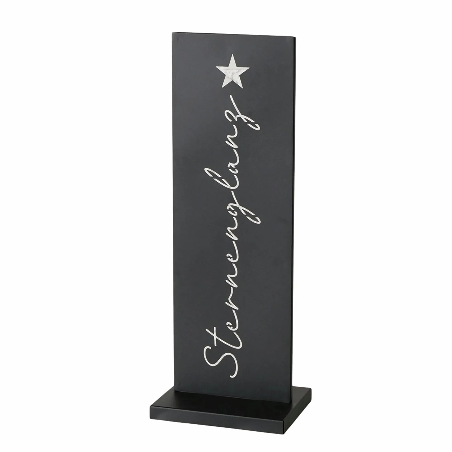 Boltze Dekoaufsteller Zauber 20,3 cm x 15,3 cm x 55 cm Schwarz