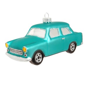 Krebs Glas Lauscha Baumschmuck Trabant Türkis 11cm
