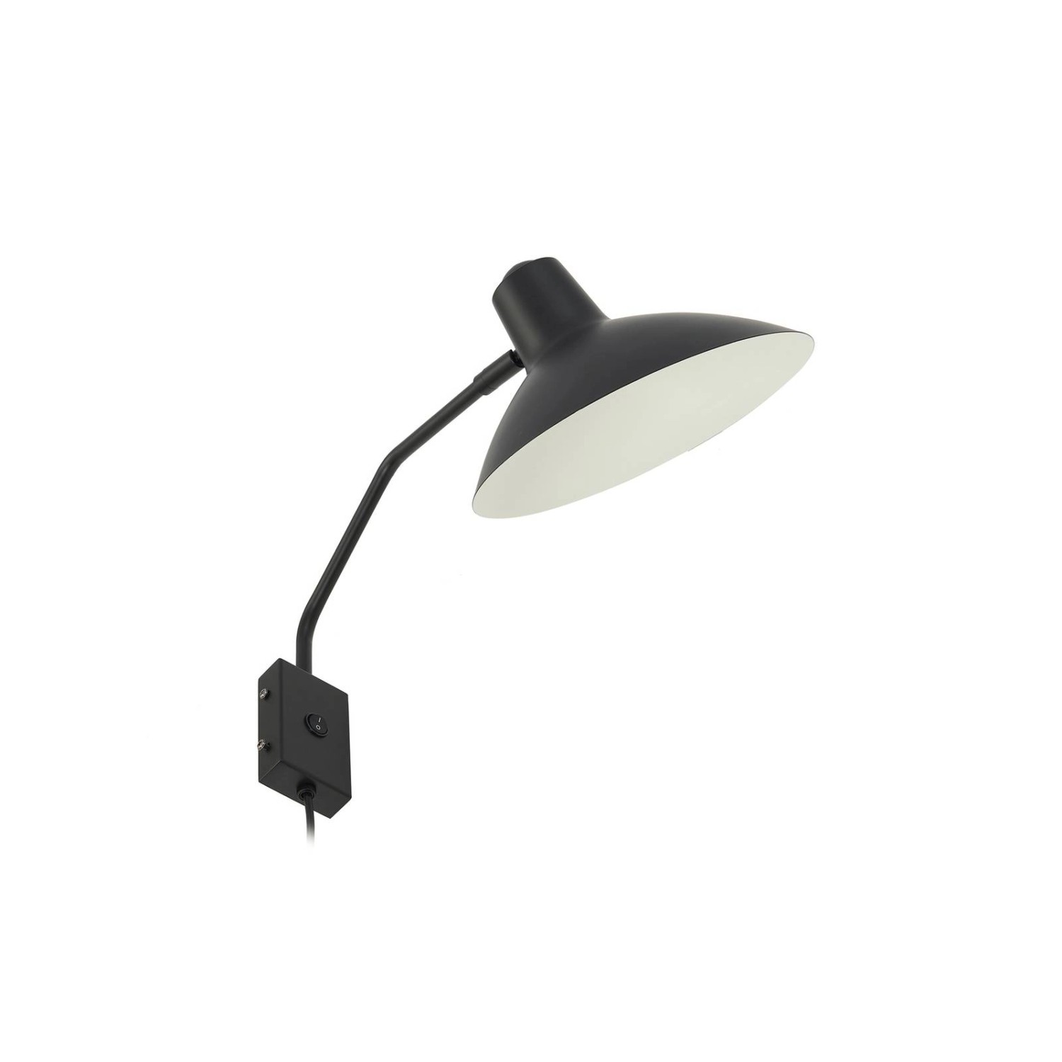 Lindby Wandleuchte Wandlampe Innen Adrik 10025801 Modern in Schwarz aus Met günstig online kaufen