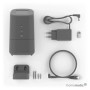 HmIP Home Control Unit in Anthrazit mit Zubehör für die Hausautomation.
