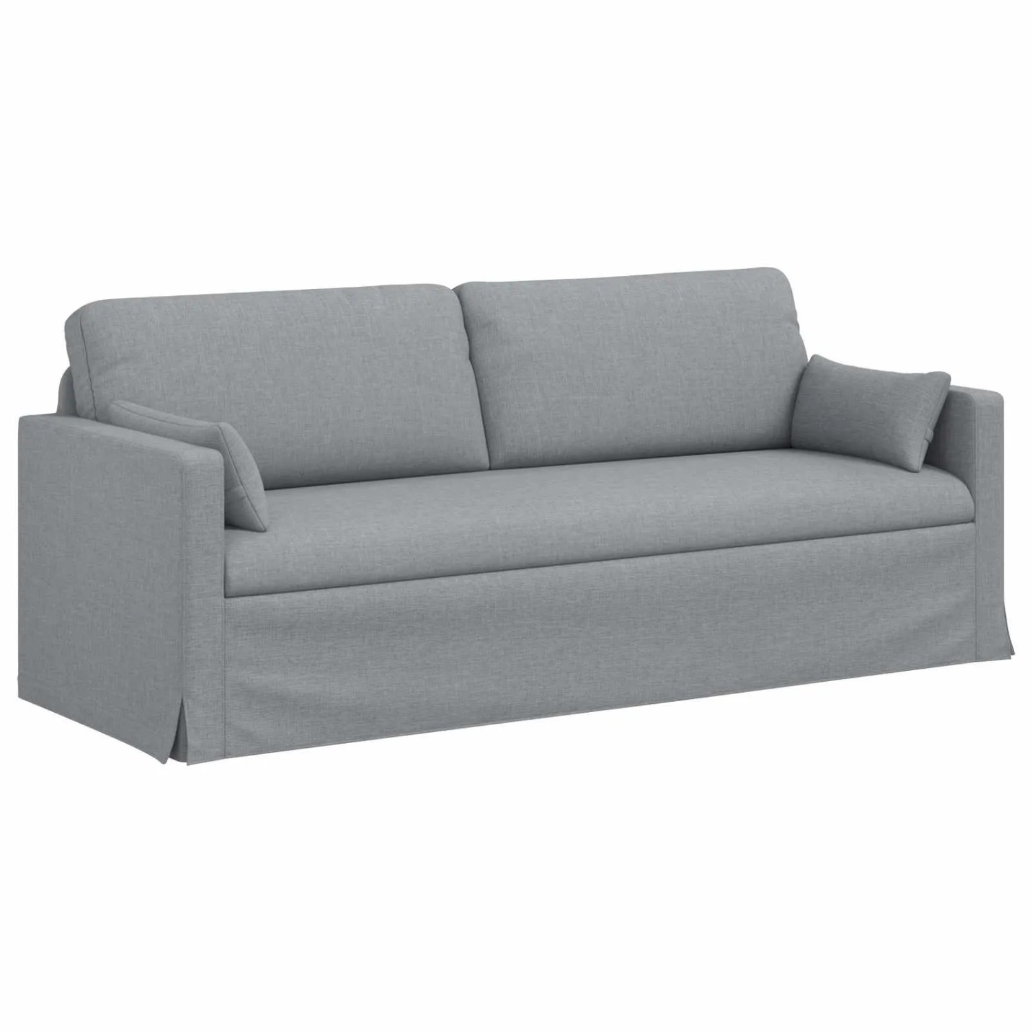 vidaXL Sofa Hellgrau 198 x 78 x 80 cm Stoff 42024369