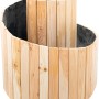 Westmann Kräuterschnecke aus Holz, 55x74cm, für Kräuter und Pflanzen im Garten oder auf dem Balkon.