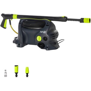 AVA Go P40 Medium Hochdruckreiniger mit Zubehördüsen und Lanze.