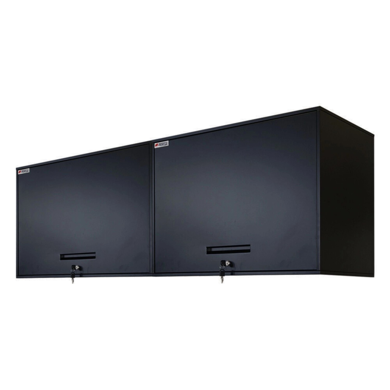 PROREGAL Mega Deal 2x Werkzeugschrank Elephant Metall Hängend Abschließbar Wandschrank 55x80x40Cm 2 Ebenen Schwarz Hänge...