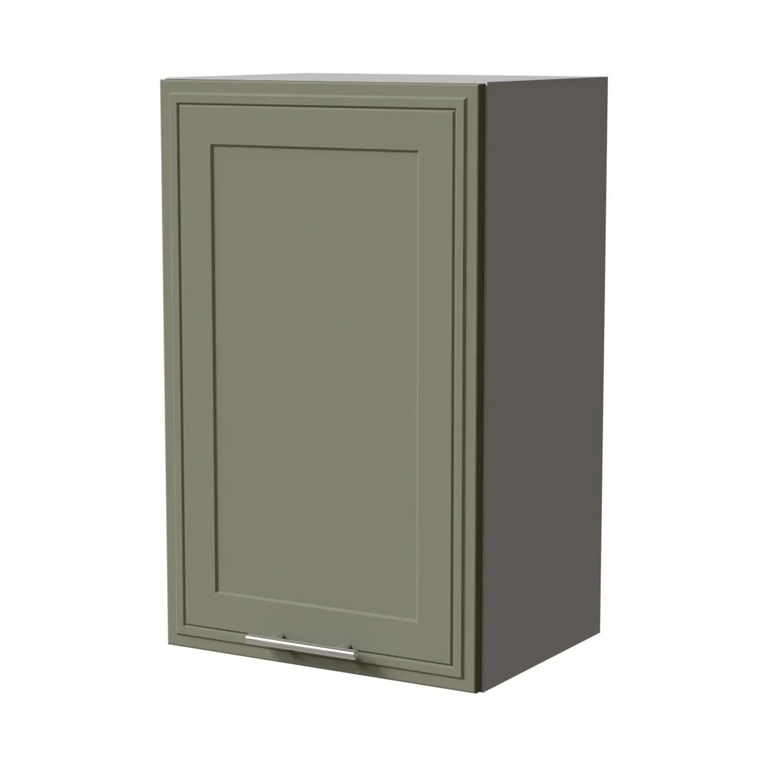 Feldmann-Wohnen Hängeschrank Salo W2/45 Grau / Reed Green Matt 45 / 32,5 / 72cm