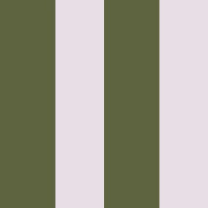 Joules Vliestapete Harborough Stripe Olive Green: Tapete mit breiten, olivgrünen und hellgrauen Streifen.