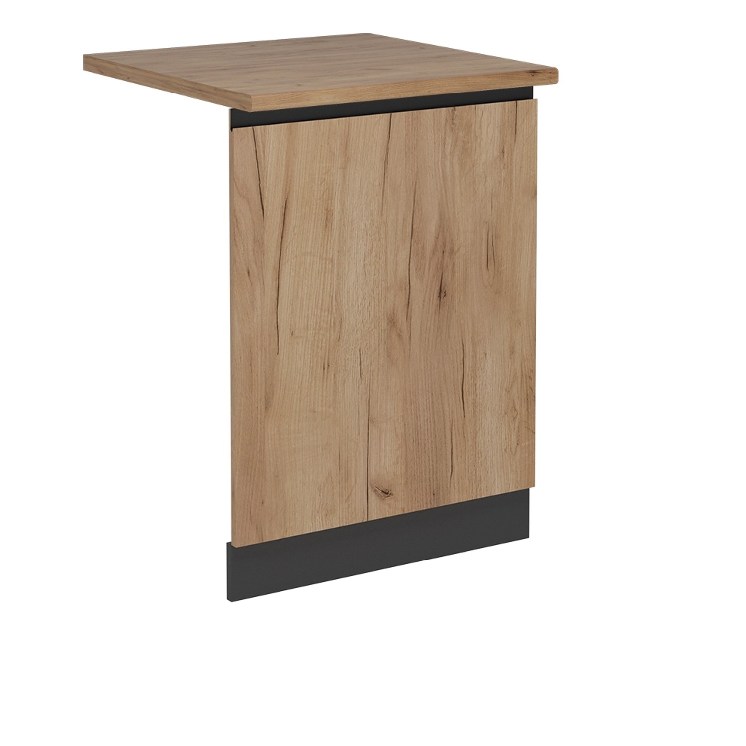 Vicco Geschirrspülblende R-Line Geschirrspüler Fronttür Goldkraft Eiche 60 cm AP Eiche