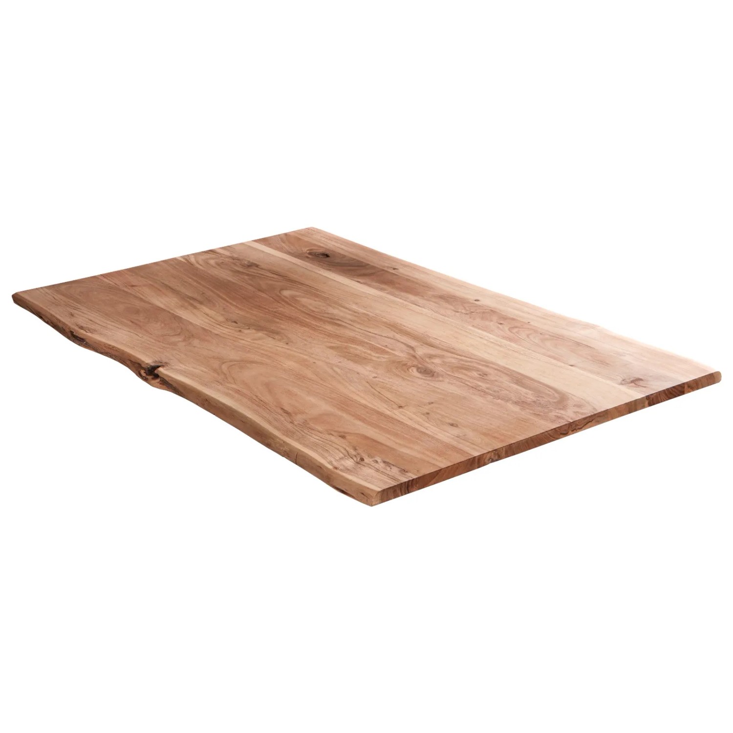 SAM Tischplatte Baumkante Massiv Akazie Natur 180 x 90 MILO