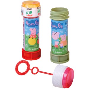 Happy People Seifenblasen Peppa Pig, 2-fach sortiert, 60 ml. Spielzeug für Kinder.