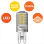 Osram G9 LED Leuchtmittel, 4,2W, Warmweiß, 2er Set. Kompakte Bauform, ideal für Wohnräume.