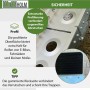 Detailansicht der klappbaren TRUTZHOLM Auffahrschiene: Aluminium, Anti-Rutsch-Profil, hohe Stabilität.