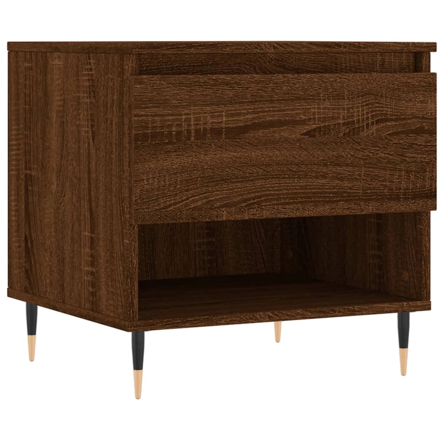 vidaXL Couchtisch Braun Eichen-Optik 50x46x50 cm Holzwerkstoff Modell 1 günstig online kaufen