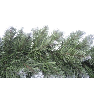 Künstliche, beschneite Tannengirlande, 270 cm lang, für weihnachtliche Dekorationen.