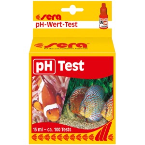 Sera Aquarium Wassertester pH-Test, 15ml, zur pH-Wert Bestimmung im Aquarium.