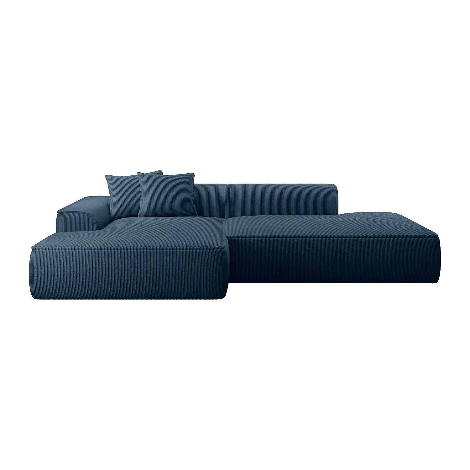 Vente-unique Sofa Ohne Schlafmöglichkeit Erynel Blau 305 cm