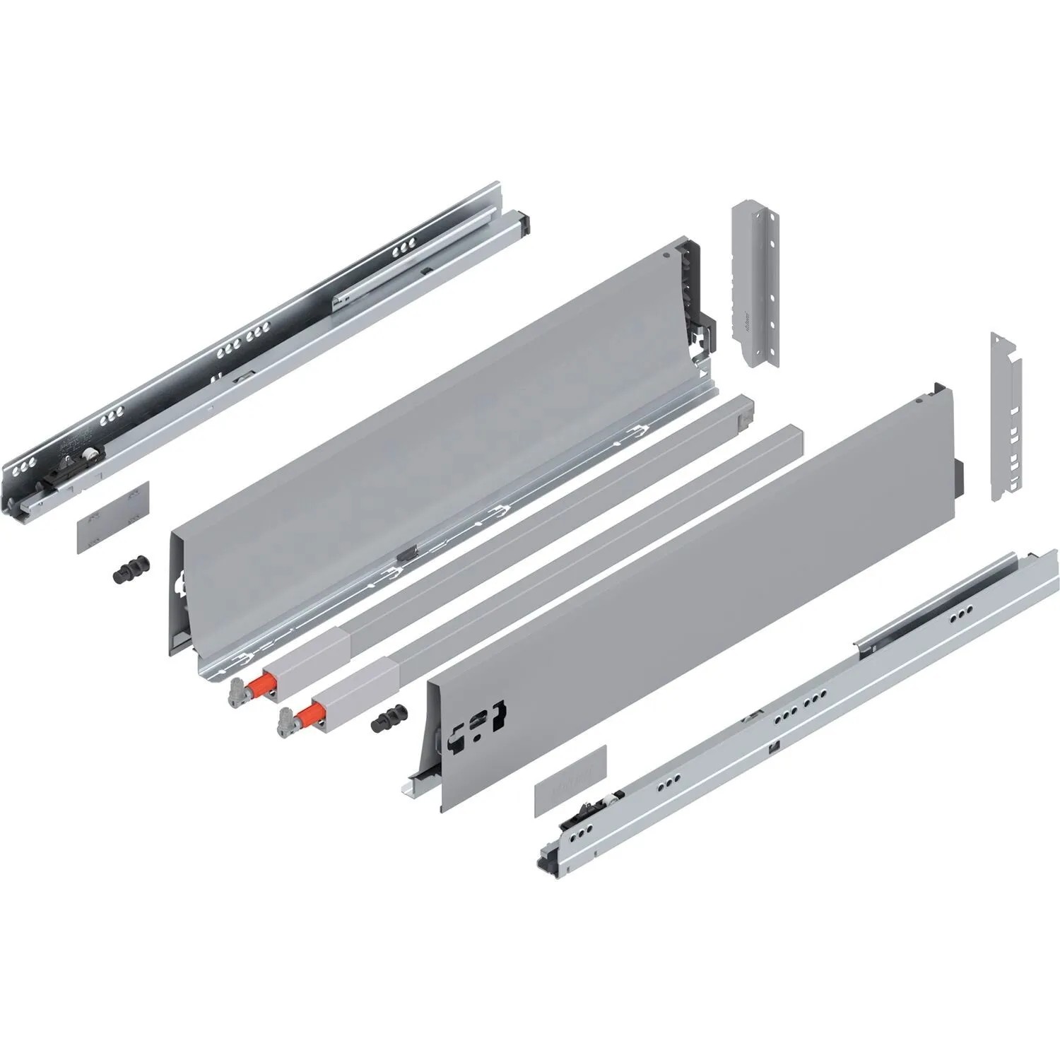 Blum D-Reling K Tandembox antaro Vollauszug 550 mm 30 kg Grau 1 Paar
