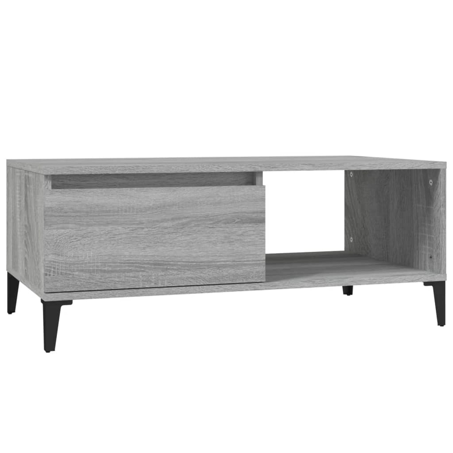 Vidaxl Couchtisch Grau Sonoma 90x50x36,5 Cm Holzwerkstoff günstig online kaufen