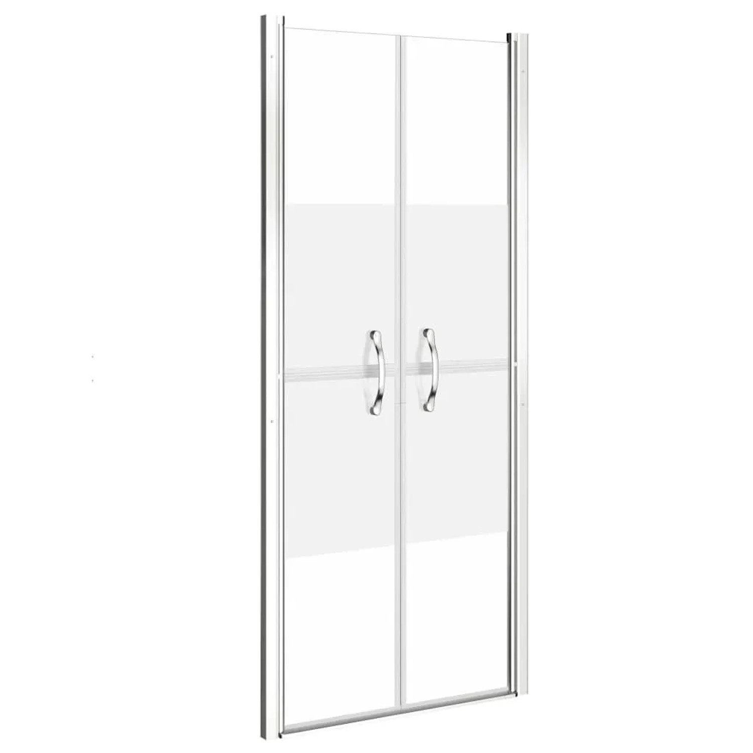 vidaXL Duschtür Halbmatt ESG 76x190 cm 148786